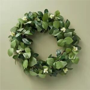 26" Faux Skimmia and Perilla Wreath - Hearth & Hand with Magnolia